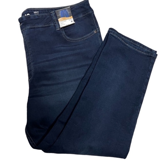 Lee Slim Fit Crop High Rise Skinny Slim Fit Jeans Size 20M - Picture 3 of 8